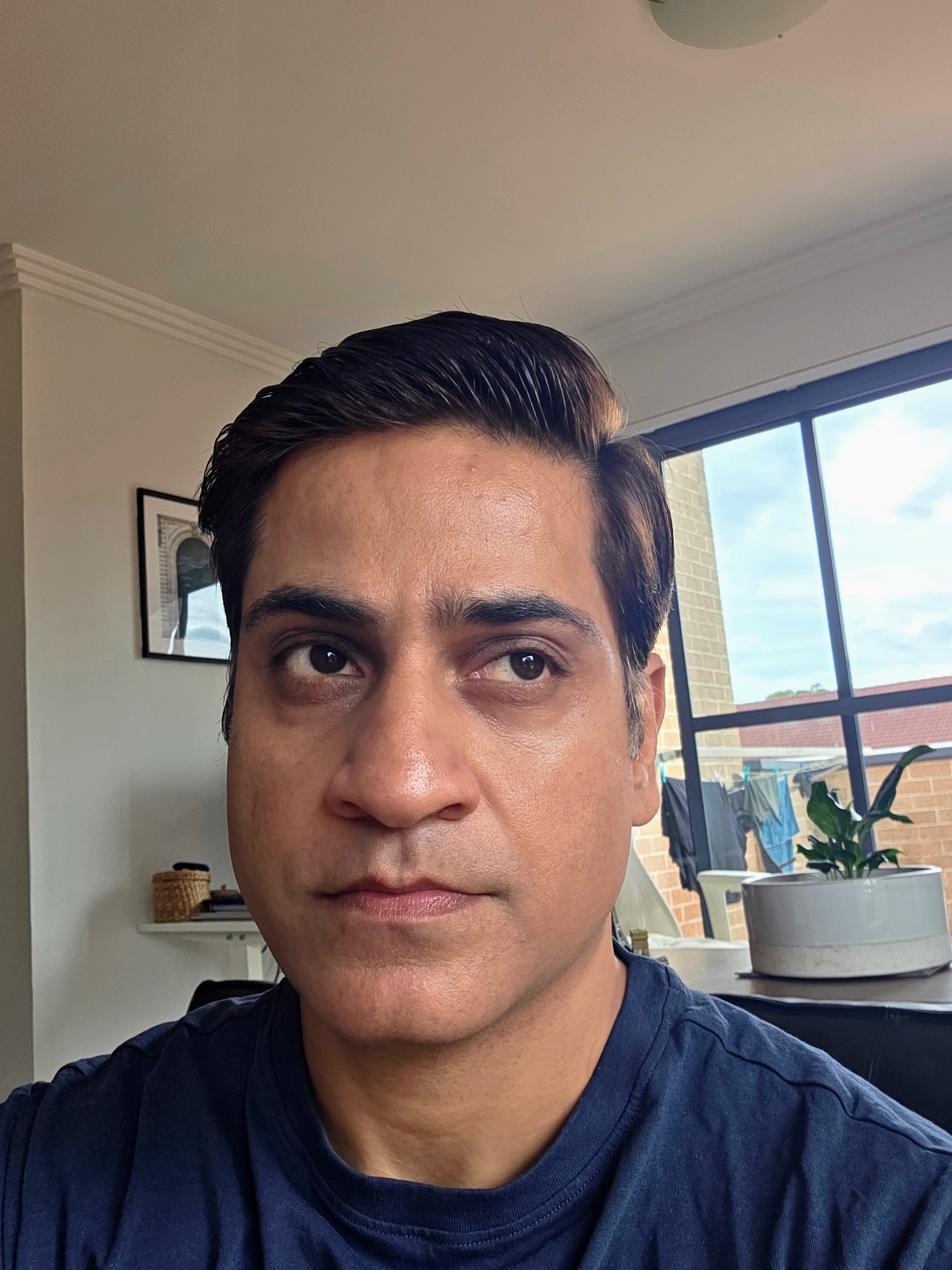 Shiva Malhotra ACE certified personal trainer at 44 years old in Sydney — demonstrating that skin health and slower ageing are the result of diet, training, and consistent daily habits
